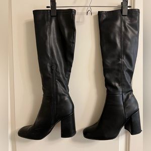 Madden Girl William Tall Dress Boot (black tall boot)